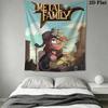 Metal Family Pattern Home Decor Tapestry, Wall Hanging, Decorative RV Wall Cloth.DGT0925135