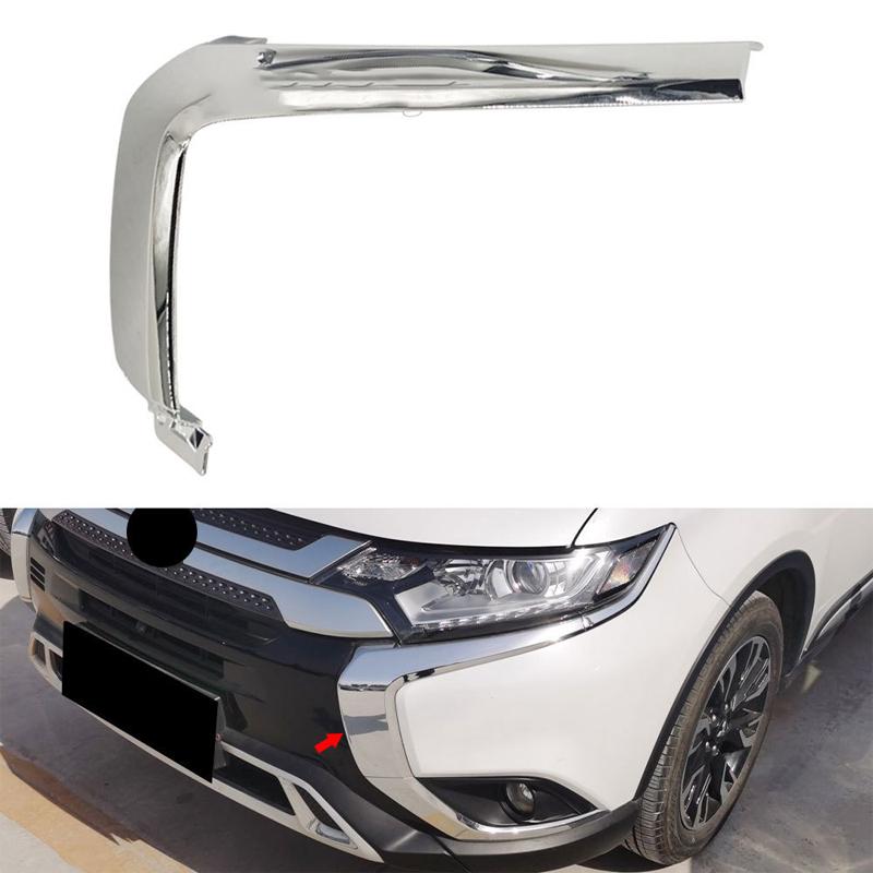 For Mitsubishi Outlander 2016 2017 2018 2019 2020 2025 Front Bumper Fog Light Chrome Molding Strip Car Accessories