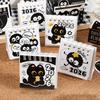 2Pcs Random Mini 2026 Calendar Portable Cute Cat Office School Supplies Calendar Monthly Planner Desk Accessories Decor Record