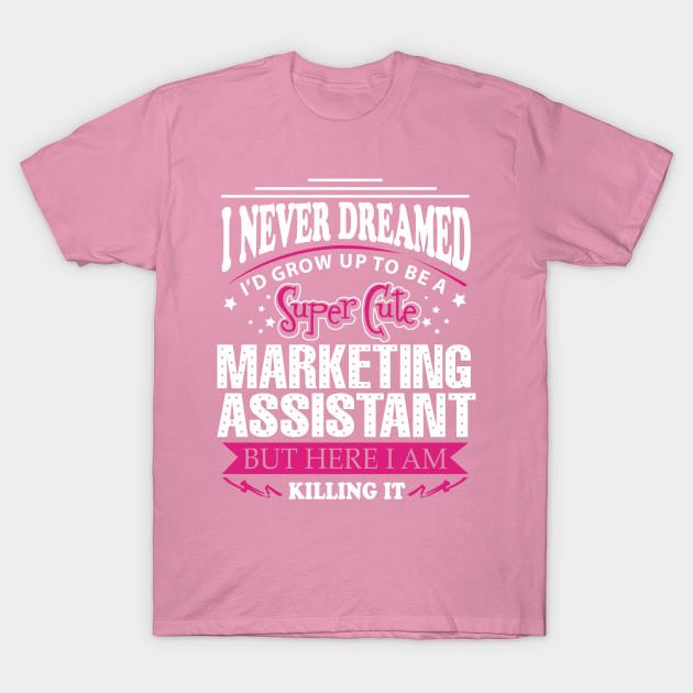 T Shirt Women Marketing Assistant Harajuku Print Kawaii Tshirt Summer Short Sleeve Female T-Shirt Top Tee