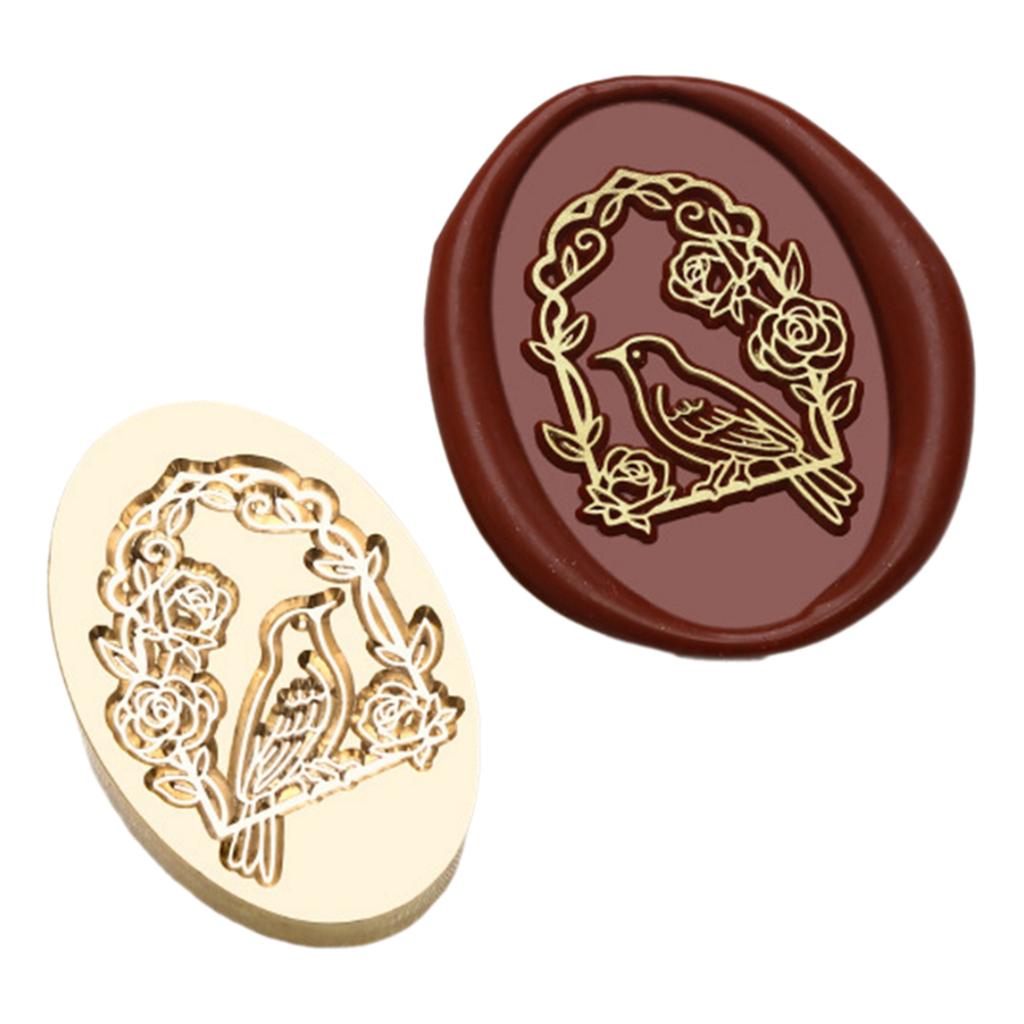 Siegelstempelkopf aus Messing Wachsstempelkopf Messing Scrapbooking Stempelkopf Geprägtes Siegelwachs Siegelstempelkopf Ersatz