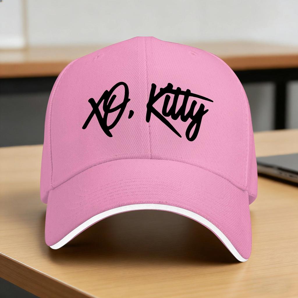 Czapka z daszkiem z logo XO Kitty yk Urocza czapka trucker Wiosna Damska Unisex Bieganie Hippie Czapki z daszkiem