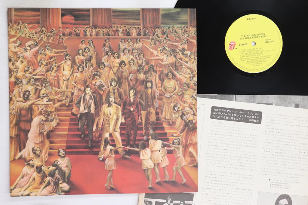 LP Record ROLLING STONES - It's Only Rock'n Roll P8474S ROLLING STONES 1974 Japan Rock Used