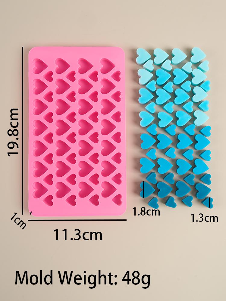 

56 Mini Love Candle Silicone Mold DIY Valentine s Craft Gifts Making Tools Heart Shape Cake Chocolate Baking Molds Home Decor
