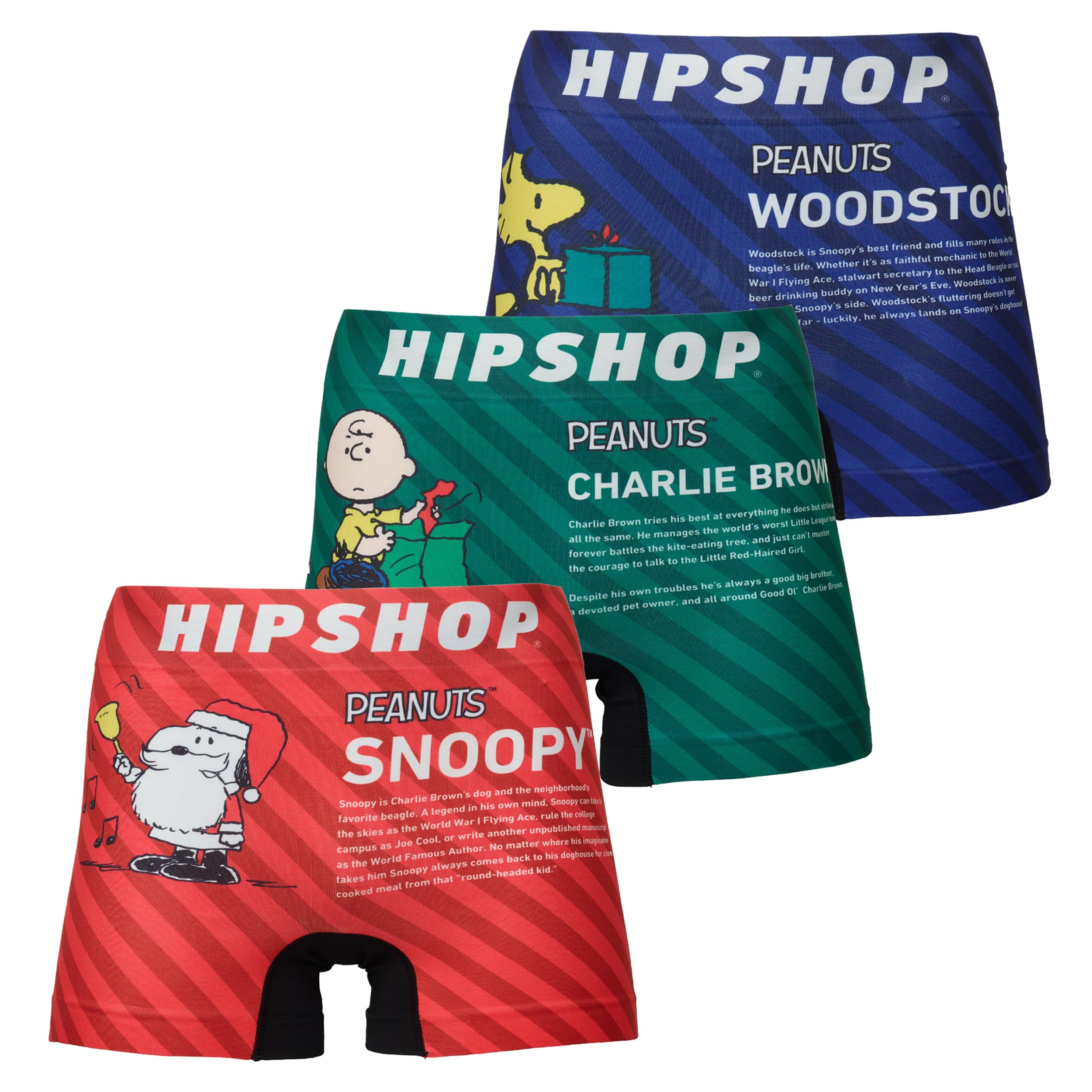 

[Hip Shop] Peanuts Holiday 3 Набор из 3 предметов нижнего белья / Мужской / Полиэстеровые боксеры-слипы HE8241A352 PEANUTS Рождественский набор из 3 предметов нижнего белья