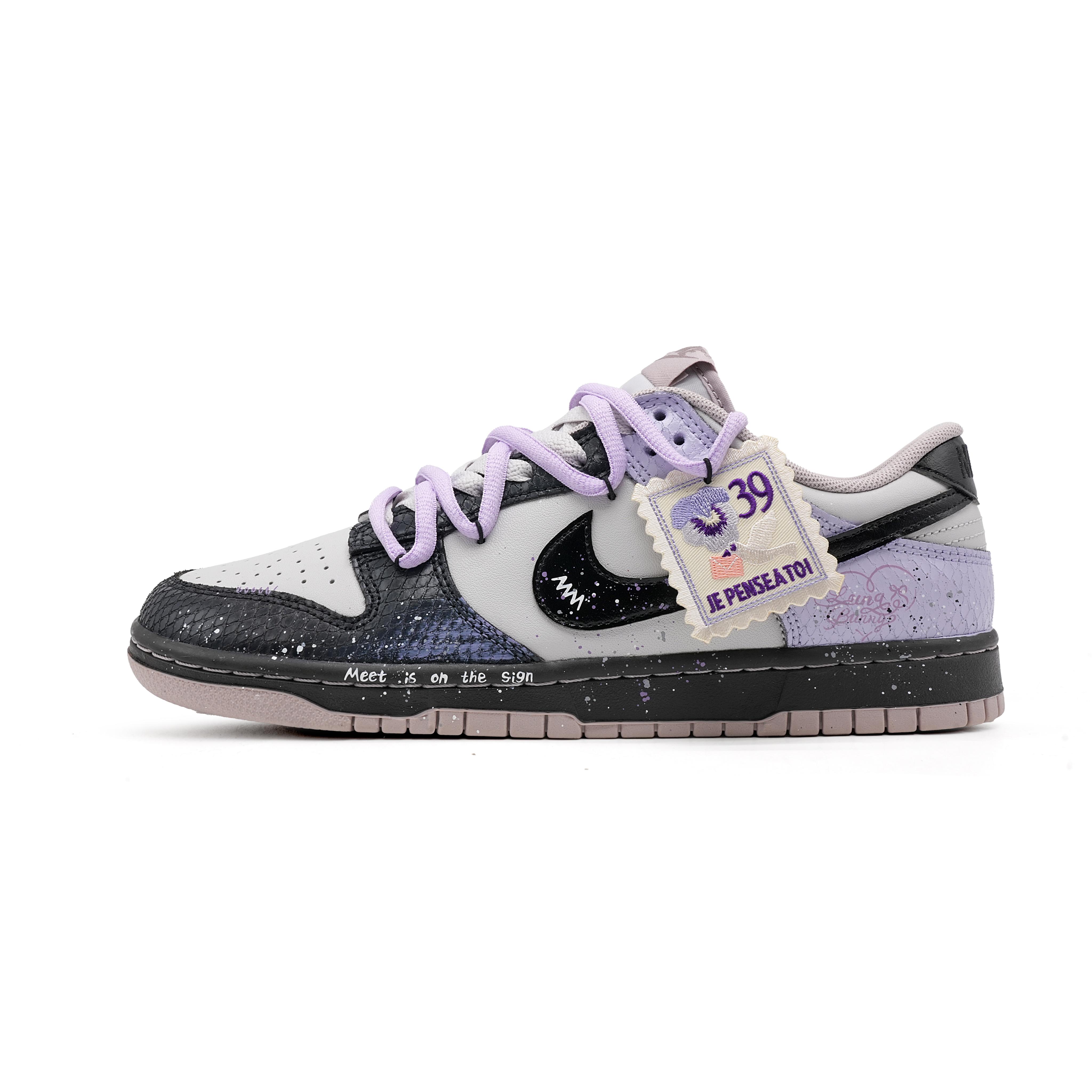 

Nike Dunk Night Walker Abrasion Resistant Slip Resistant Abrasion Resistant Slip Resistant Low top Skateboard Shoes HV6932-299(Team691-) 43