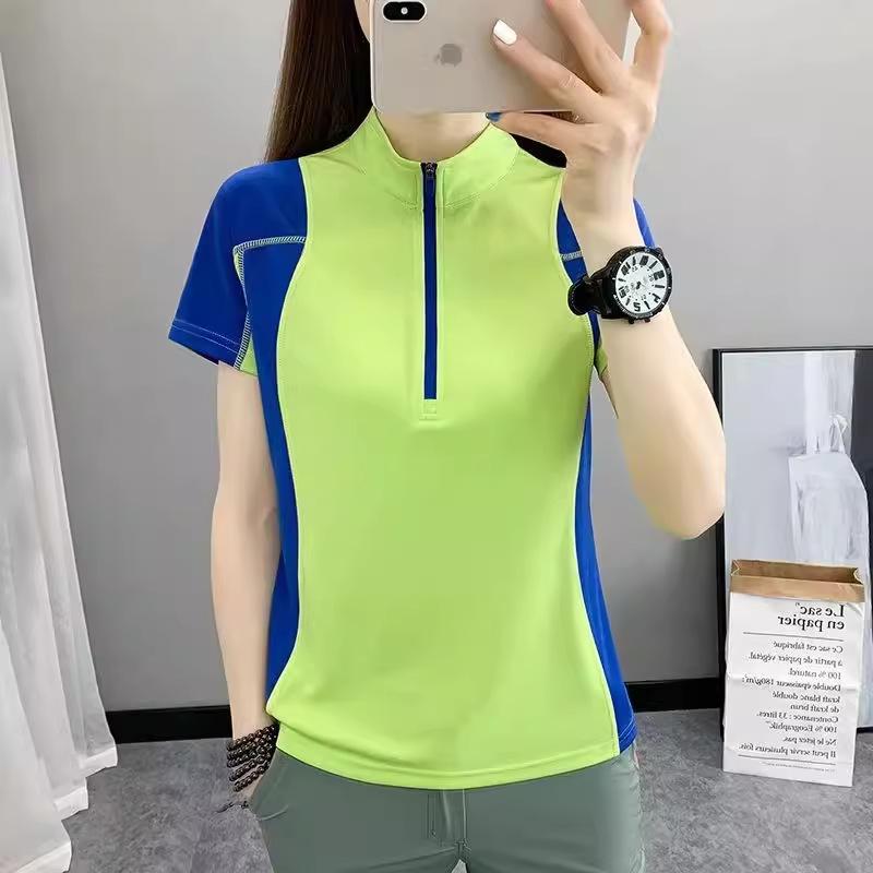 Women's Quick-Dry Long-Sleeve Sport T-Shirt - Breathable, Sweat-Wicking, Slimming, Perfect for Running and Hiking