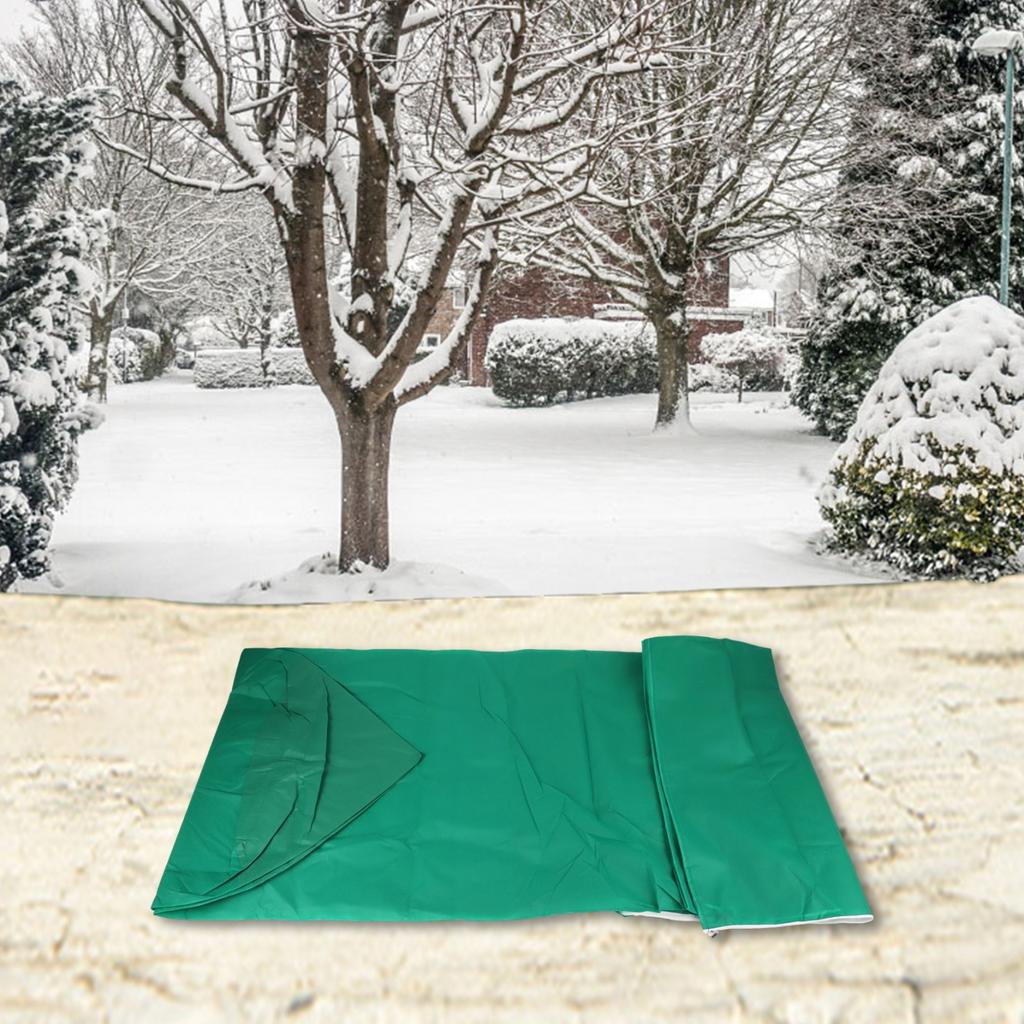 Plant Frost Protection Cover with Zipper and Drawstring for Garden Use