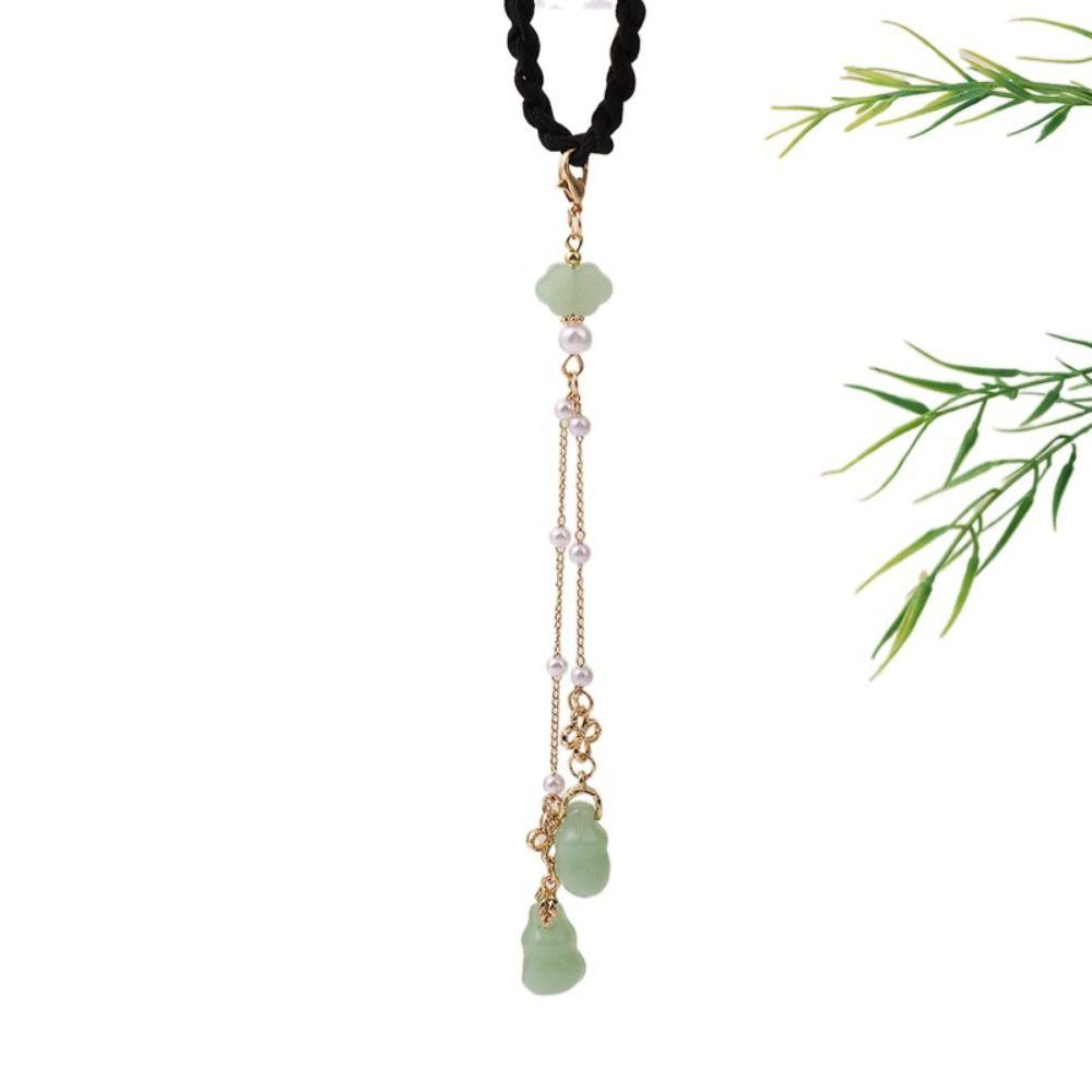 Tassel Hanfu Tassel Headwear Hair Band Weave Hair Rope Retro Chinese Style Rubber Band  Hair Band