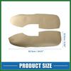 Motoforti Auto Vordertürverkleidung Armlehnenabdeckung Innenraumtürleisten für Acura TL 2009-2014 Beige 1 Paar Langlebig