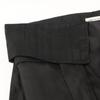 DRIES VAN NOTEN Black waist ribbon belt cotton and linen pleated skirt skirt 34 blackUsed