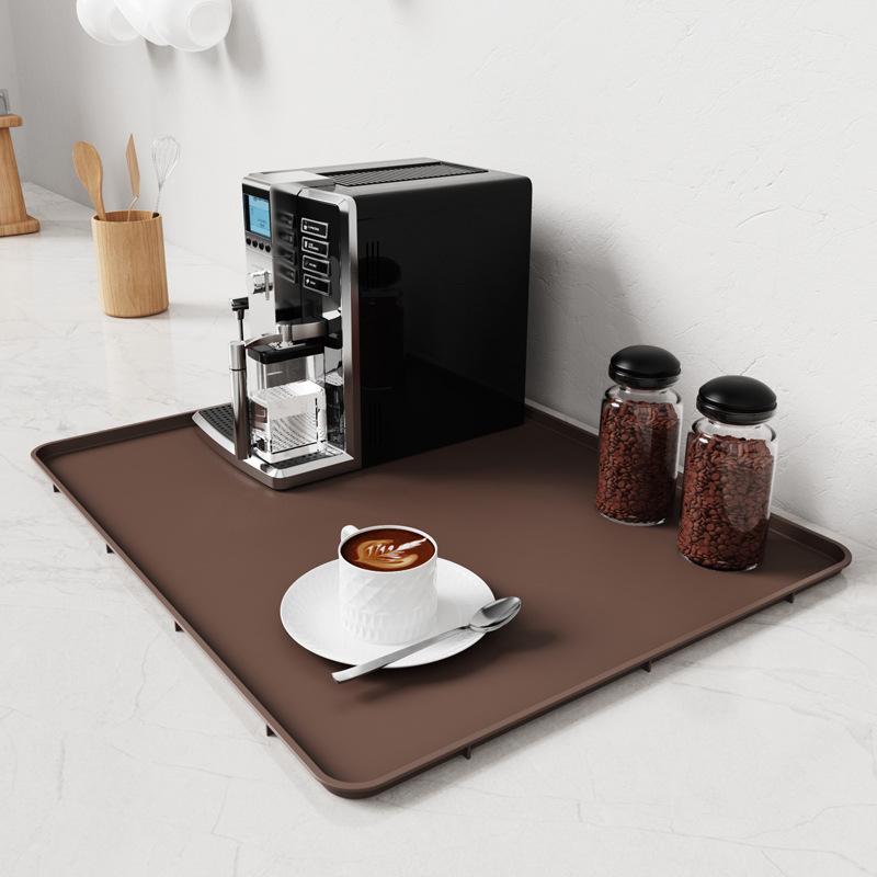 Kaffeematte Silikon Bartisch rutschfest Isolierung Abtropfschale Kaffeetasse Trocknen Bodenmatte