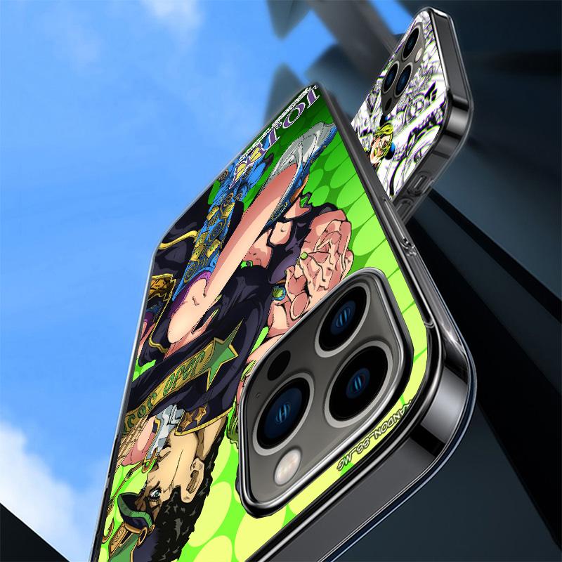JoJo Bizarre Adventure Jolyne Cujoh Cover Phone Case For iPhone 16 17 Air 15 14 Pro Max 16E Phone Case 13 Mini 12 11 7 SE 8 Prin
