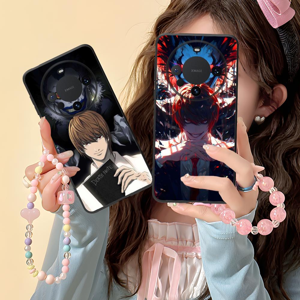 Death Note Kira Light Mobile Phone Case for Huawei Mate 60 50 40 30 20 10 Pro Plus Lite E 5G Colorful Printing Cover Smartphone