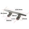316 Stainless Marine Boat Hollow Open Base Cleat Heavy Duty High Mirror Finish Yacht Rope Hollow Open Base Cleat Bollard Boat
