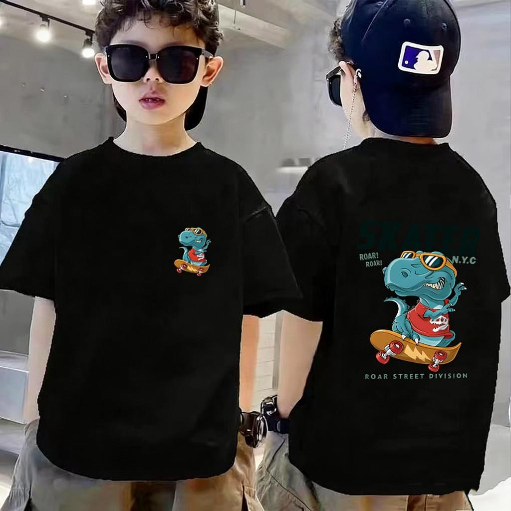 Children's T-shirt short sleeved cool cartoon comfortable printed boy's T-shirt