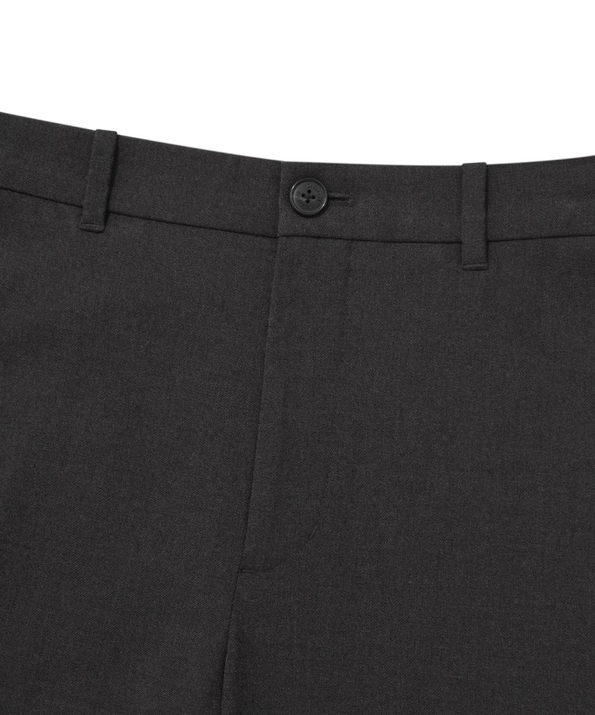 COVERNAT Slim Straight Slacks Pants Charcoal