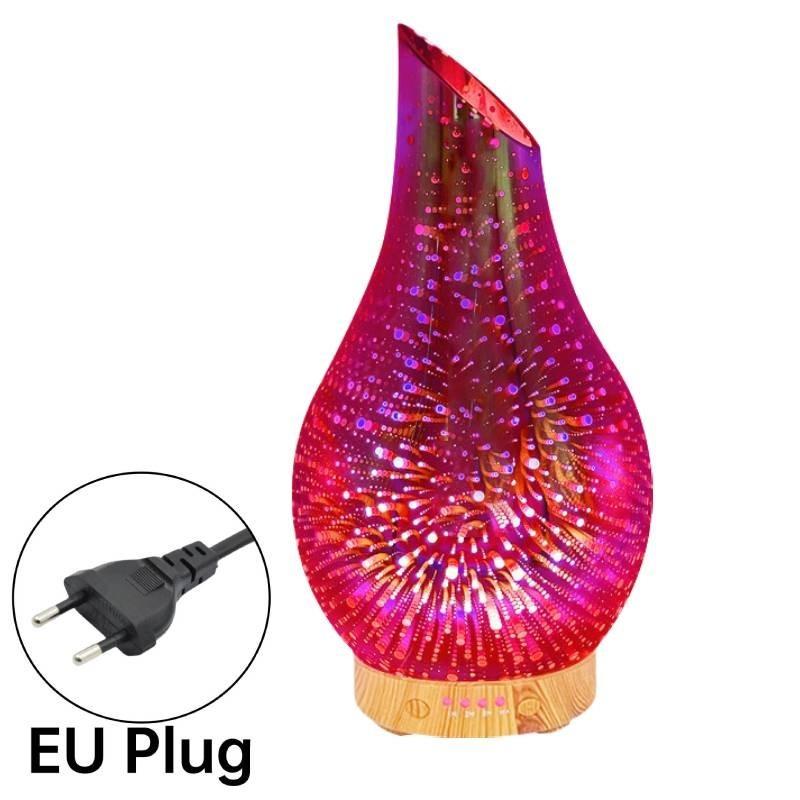 Seven Vase Humidifier Color Led Night Lights Essential Oil Diffuser Home Quiet