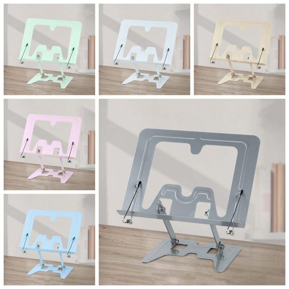 Full Metal Book Holder Rotating Bookstand Textbook Holder Reading Stand Bedside