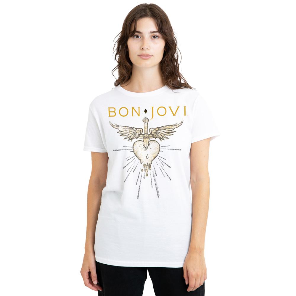 Bon Jovi Womens/Ladies Greatest Hits T-Shirt