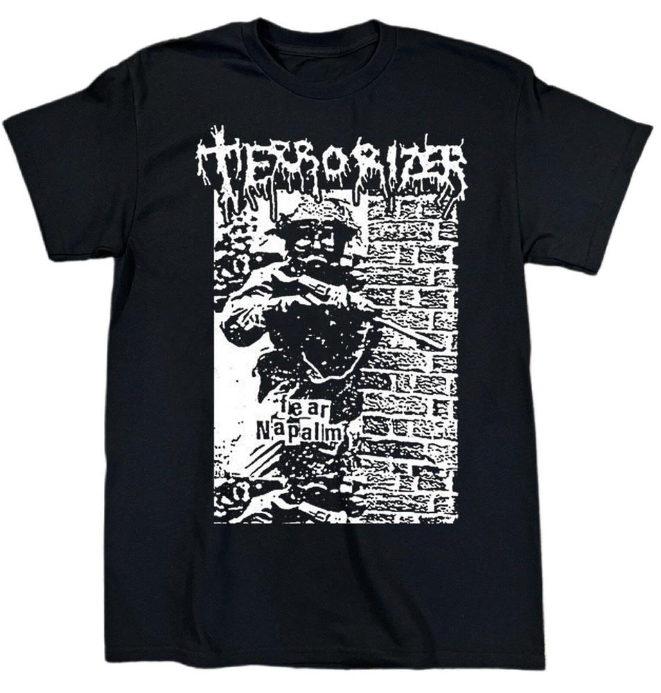 

New TERRORIZER Band Album S5XL Cotton Black T Shirt For Fans AG592 Unisex T-Shirt L