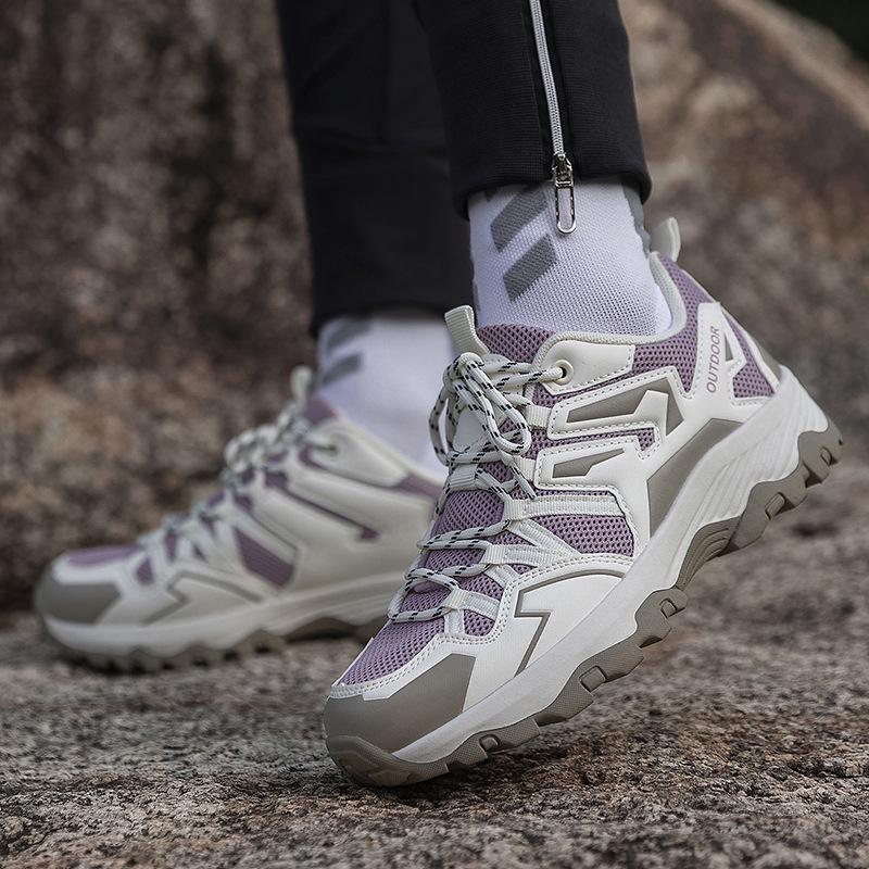 Stylish Non-slip Breathable Hiking Shoes - Men's & Women's Outdoor Anti-collision Footwear