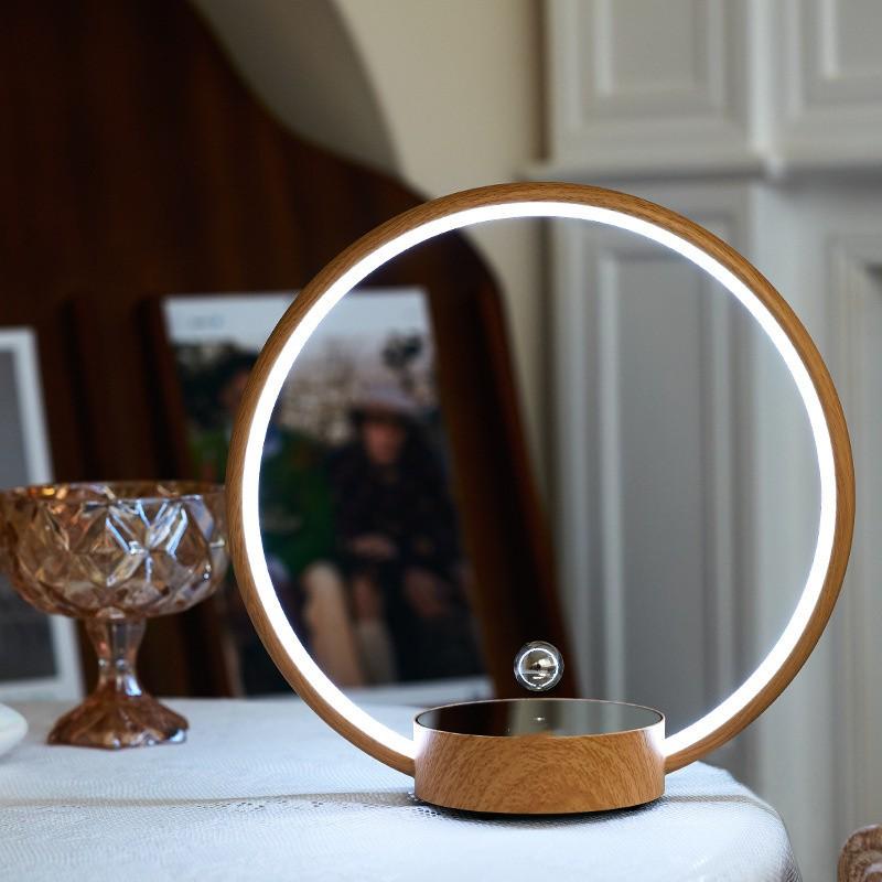 Magnetic Levitating Ring Circle Color Gradient Atmosphere Light for Office Bedroom Home Decoration Creative Birthday Gift