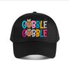 Gobble Gobble Turkey Thanksgiving Graphic Print Baseball Cap Fashion Unisex Sunhat Womens Outdoor Sports