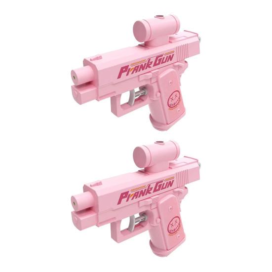 Prank Water Shooter Toy Two-Way Water Sprinkler Refillable Prank Spray Forward Backward Outdoor Water Play Toy for Office School