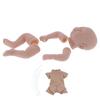 22Inches DIY Doll Kit Unpainted Blank Doll Infant Baby Soft Limbs Doll Parts Accessory Set