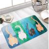Cute Cat Fur Rug Anti-slip Water-absorbing Bathroom Floor Mat Soft Bedroom Children's Room Carpet Home Decoration