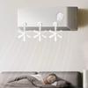 3Pcs Wall Mounted Conditioning Guide Fan Windmill Shaped Air Conditioner Vent Cover  for Home
