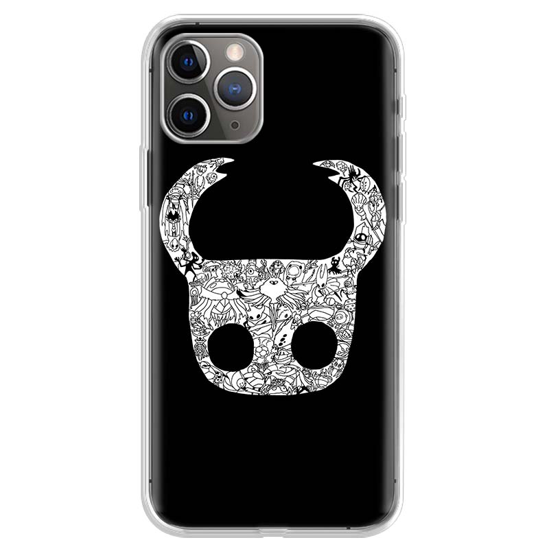 Hollow Knight Black Phone Case For iPhone 17 Air 11 13 Mini 14 15 Plus 16 12 Pro Max 16E SE 7 8 Pattern Soft TPU Back Cover  17