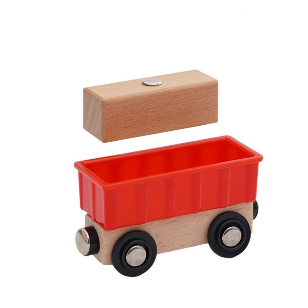 Combinations Railway Track Cars Vehicles Track Wooden Magnetic Train  Boys Girls