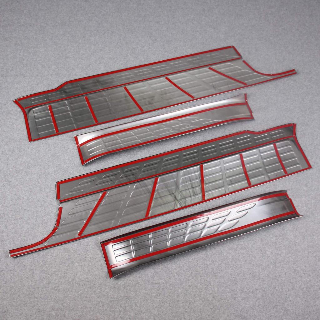 RUIQ Toyota Voxy 80 Series New Noah 2017 Dedicated Interior Stainless Steel Step Garnish Side Step Garnish Toyota Dedicated Design (Late Model) /