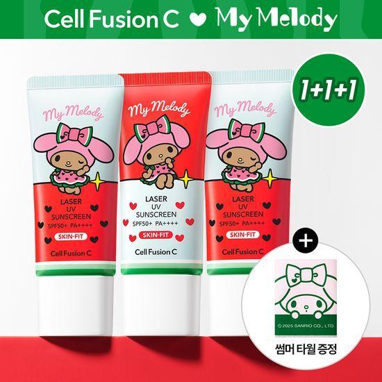 

Cell Fusion C Laser UV Sunscreen 35ml 1+1+1 Tanning My Melody Promotion (+Summer Towel)