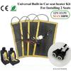 Universal 12V Built-In Car Seat Heater Kit Fit 2 Seats,108W Black Alloy Wire Heating Pads 6-level Heated Switch System Harness
