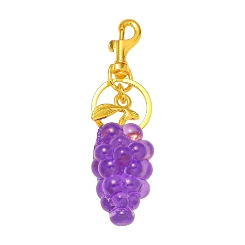 Affascinanti Portachiavi o Ornamenti Frutta alla Moda Decorazioni per Borsa con Chiusura a Fibbia Sicura