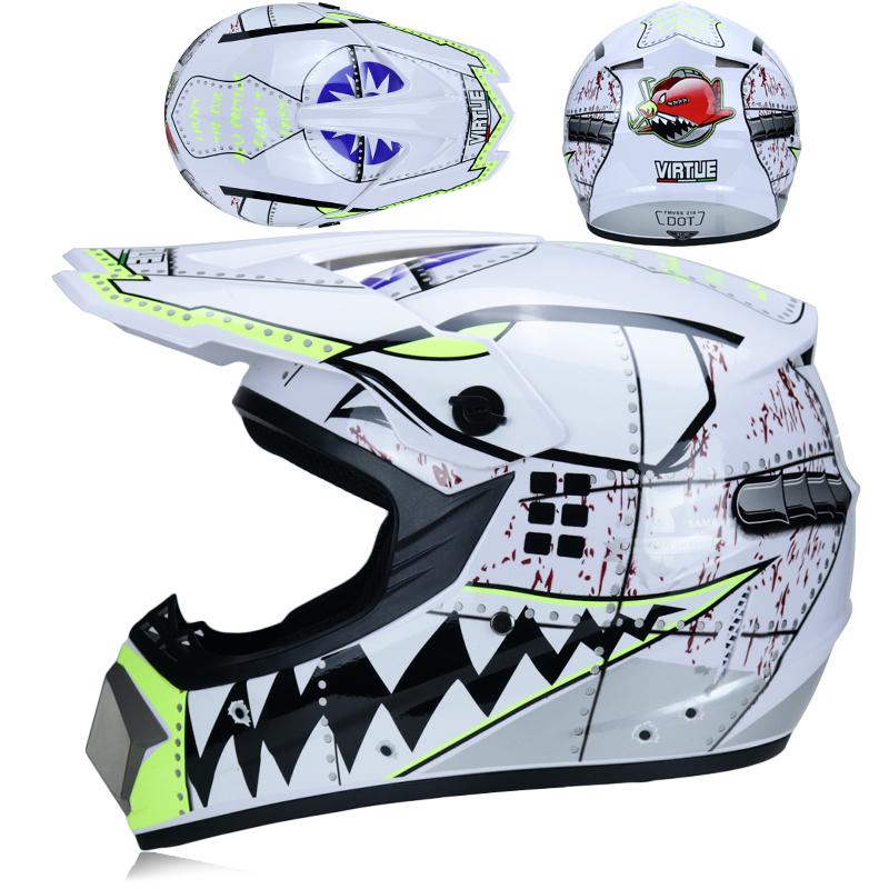 Cartoon Children Motorcycle Helmets Boy Girl dirt bike atv motocross off road racing helmet