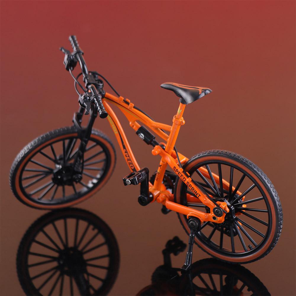 Racing Metal Bicycle Model 1:8 Scale Zinc Zinc Alloy Bicycle Toy Kids Toy Mini Bicycle Desk Ornament