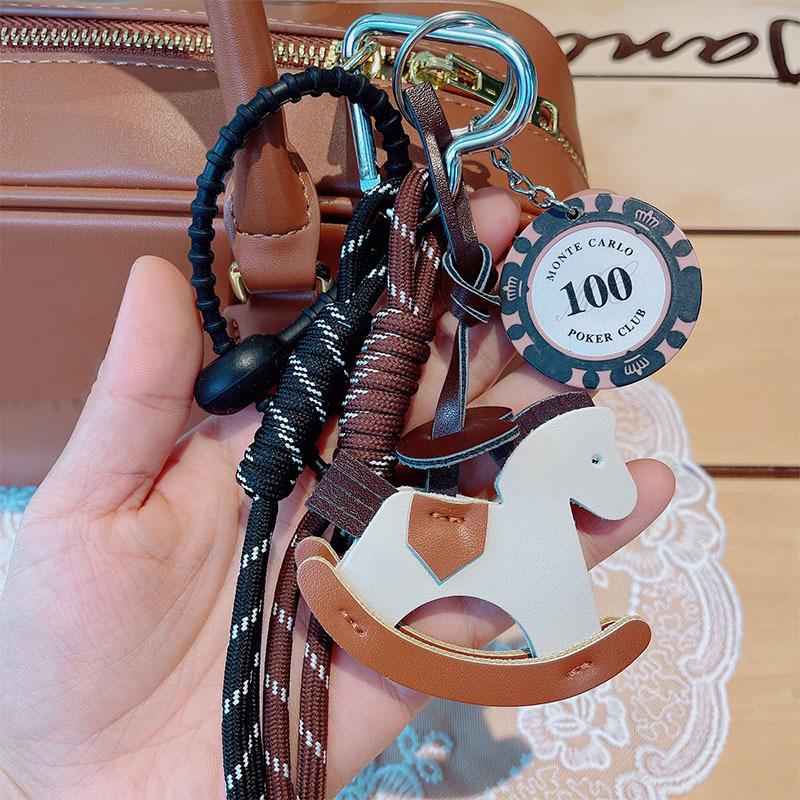 Braided Rope Bag Pendant High-grade Keychain Pendant Trojan Horse Pendant Suitable for Phone Bag Accessories