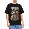 Men Women's Dungeon Dragon Cats T Shirt Apparel Kawaii Cat Pure Cotton T-shirt Clothing Funny Tee Shirt All Seasons