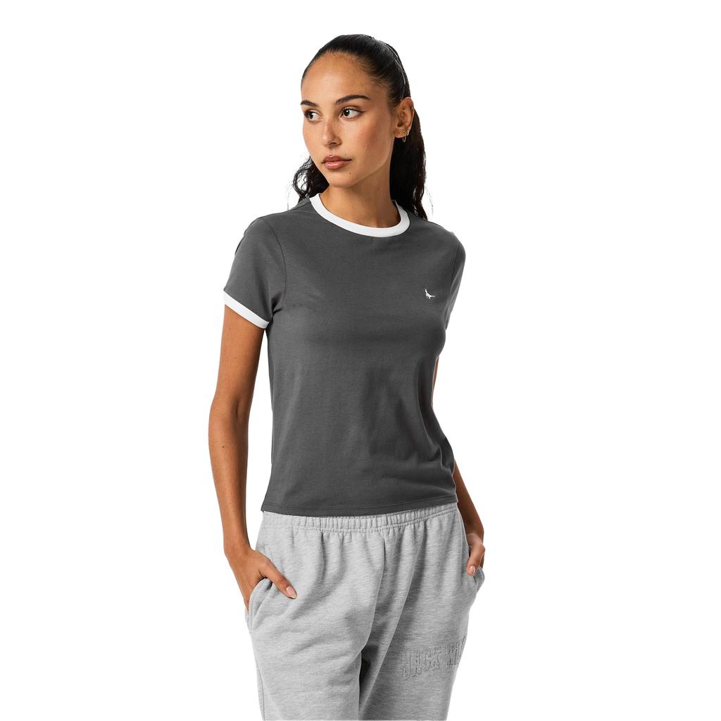 Jack Wills Womens/Ladies Trinkey Ringer T-Shirt