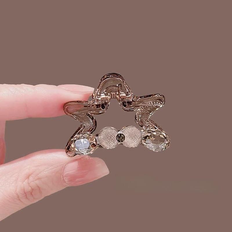Minimalist Fivepoint Star Hair Claw For Girls Handcrafted Elegant Hair Accessory