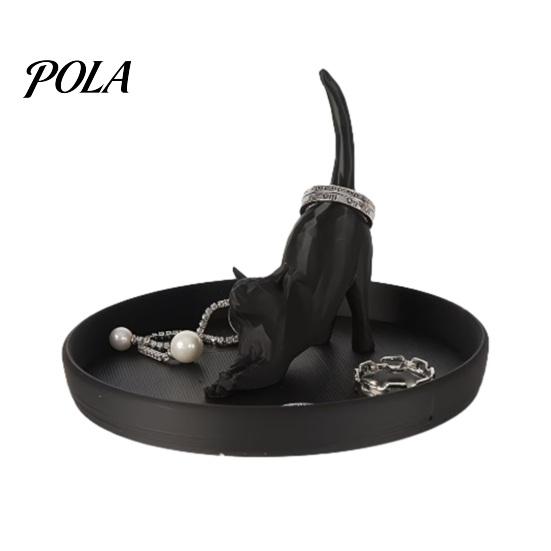 Black And White Tray 3D Printed Cat Jewelry Tray, Desktop Organizer for Rings Minimalist Vanity Earrings, Cute Kitten Decorative Storage Dish