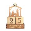 Christmas Countdown Calendar Wooden Number Tabletop Calendar Decorations Christmas Advents Calendar Christmas Decors