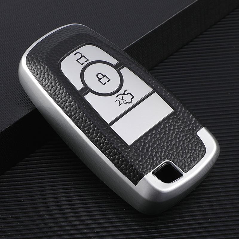 Premium Ford Key Case: Fits Edge, Explorer, Evos, Mondeo Models for Men and Women