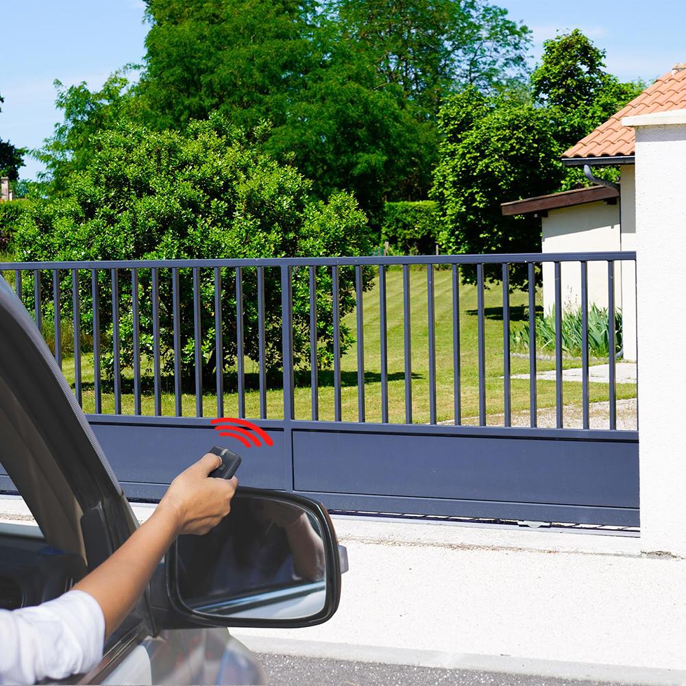 Wireless RF Remote Control Portable Automatic Door Remote Control Rolling Driveway Gate Opener for Garage Door Opener Accessory
