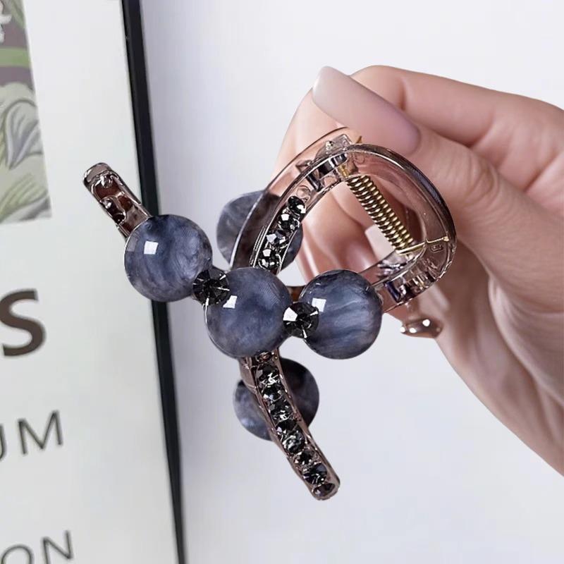 2025 Trendige mittlere Strass-Klammer für Frauen - Leichter Luxus-Stil, Ideal für feines Haar