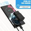 4FT Long USB-C Fast Charging Cable with 12W Power Adapter - Rapid Travel Charger for Samsung Galaxy
